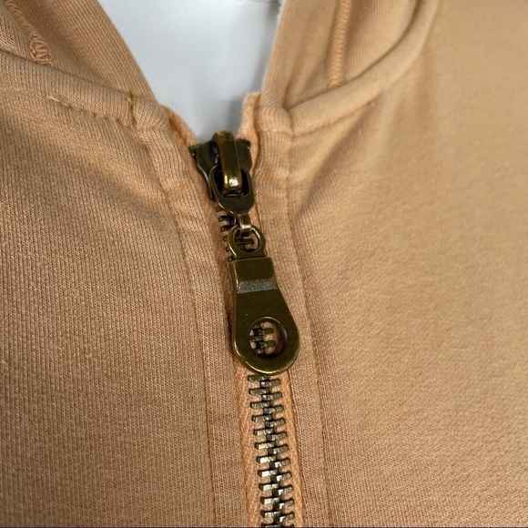 SPLENDID Tan Zip Up Hoodie Jacket - Picture 3 of 7